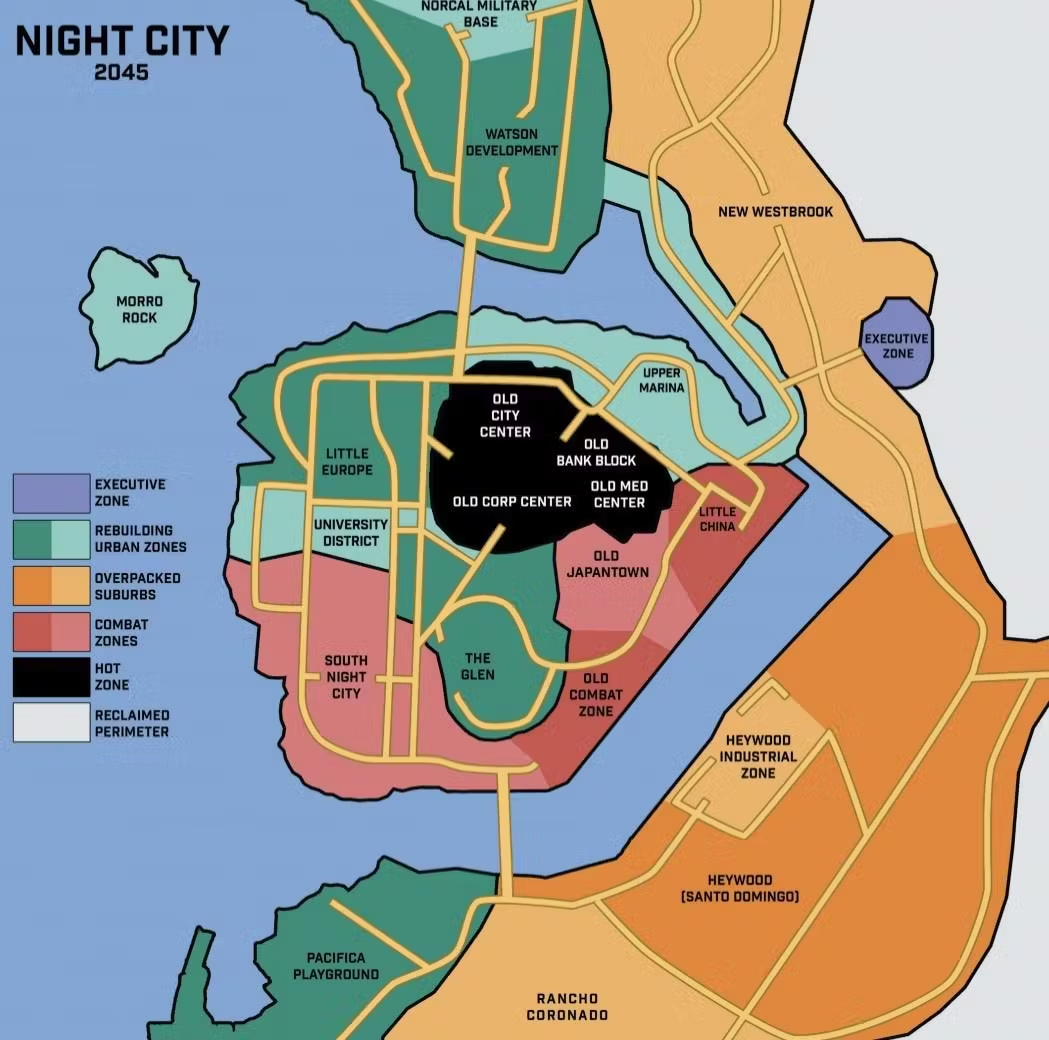 карта районов